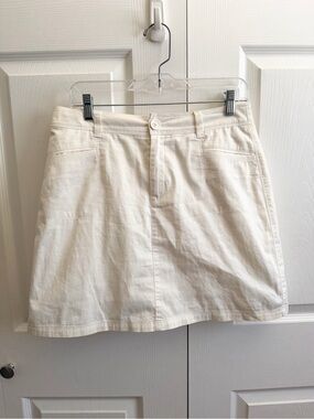 5 for $25! croft & barrow Cream A-Line Skort